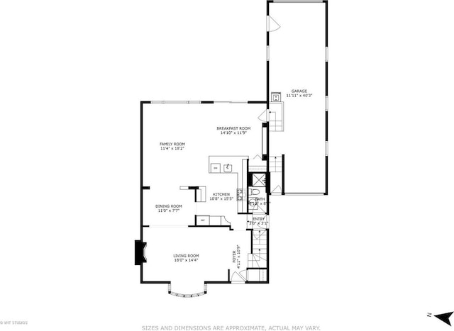 1707 N 78th Ave, Elmwood Park, IL 60707 - view of home floor plan