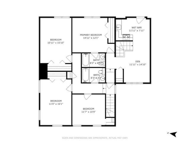 1707 N 78th Ave, Elmwood Park, IL 60707 - view of room layout