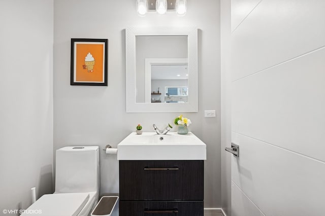 1633 N Saint Louis Ave, Chicago, IL 60647 - bathroom featuring vanity and toilet