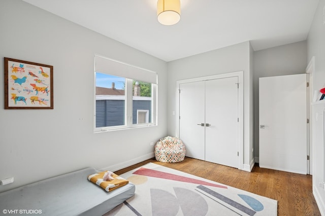 1633 N Saint Louis Ave, Chicago, IL 60647 - bedroom featuring wood finished floors and a closet