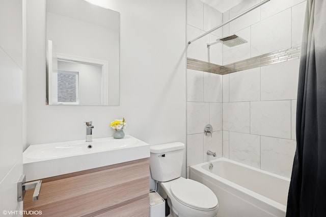 1633 N Saint Louis Ave, Chicago, IL 60647 - full bathroom featuring shower / bath combination with curtain and vanity