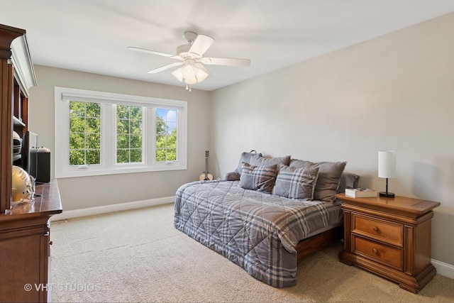 3136 Kewanee Ln, Naperville, IL 60564 - bedroom with carpet floors and ceiling fan