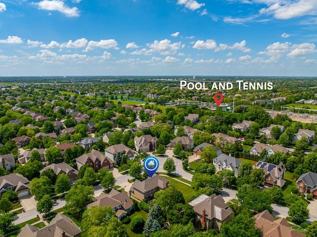 3136 Kewanee Ln, Naperville, IL 60564 - aerial perspective of suburban area