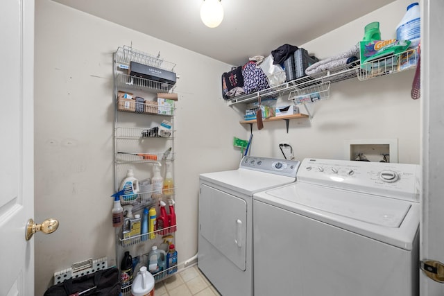 1022 Chaucer Ct Unit B, Elgin, IL 60120 - washroom featuring independent washer and dryer and light tile patterned flooring