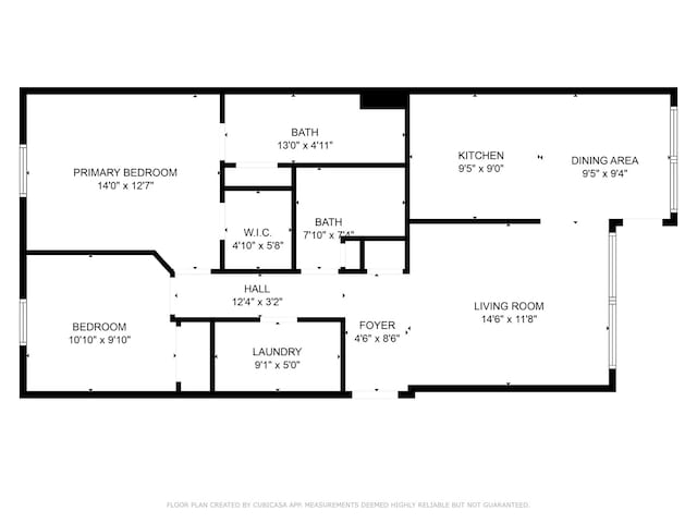 1022 Chaucer Ct Unit B, Elgin, IL 60120 - view of home floor plan