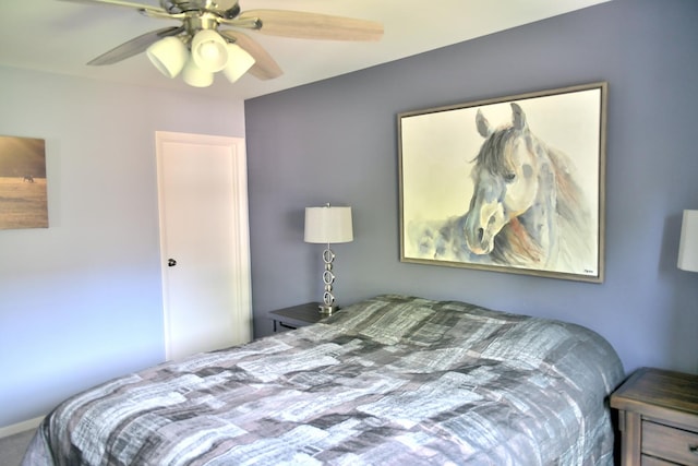 521 Coventry Ln Unit 16, Crystal Lake, IL 60014 - bedroom with ceiling fan