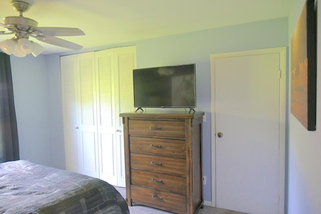 521 Coventry Ln Unit 16, Crystal Lake, IL 60014 - carpeted bedroom with a closet and ceiling fan