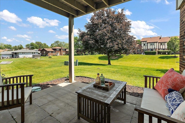 15031 Mayo Dr Unit 19D, Orland Park, IL 60462 - view of patio with a residential view