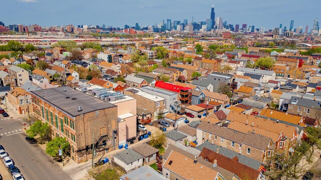 2143 W 19th St Unit 3, Chicago, IL 60608 - bird's eye view of city skyline