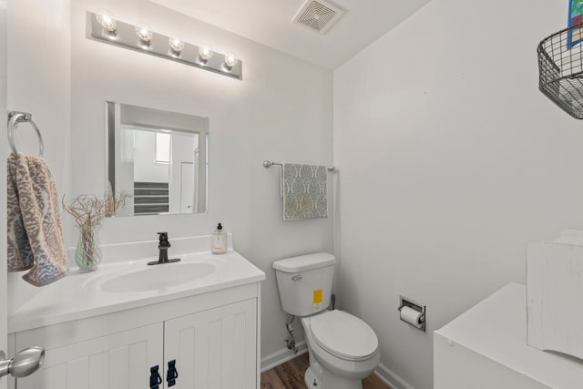 2812 Sun Valley Dr, Plainfield, IL 60586 - bathroom featuring vanity and wood finished floors