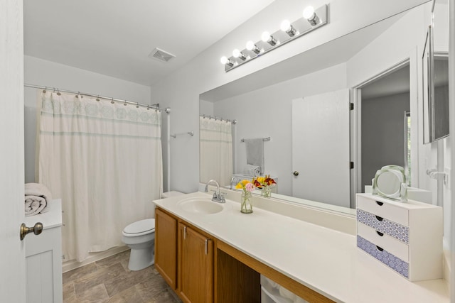 2812 Sun Valley Dr, Plainfield, IL 60586 - full bath featuring vanity, a shower with curtain, and stone finish flooring