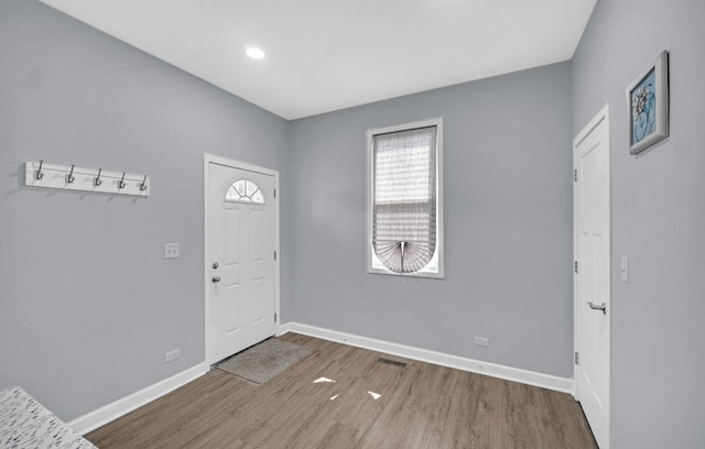 7825 S St Lawrence Ave, Chicago, IL 60619 - entrance foyer featuring wood finished floors and recessed lighting