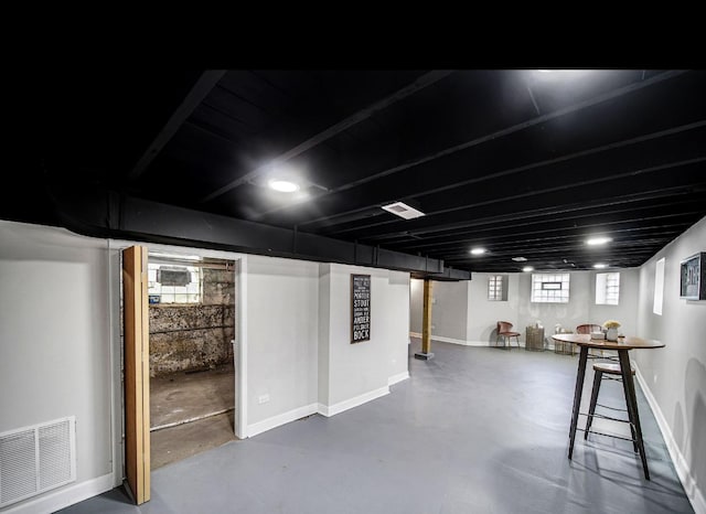 7825 S St Lawrence Ave, Chicago, IL 60619 - below grade area featuring baseboards