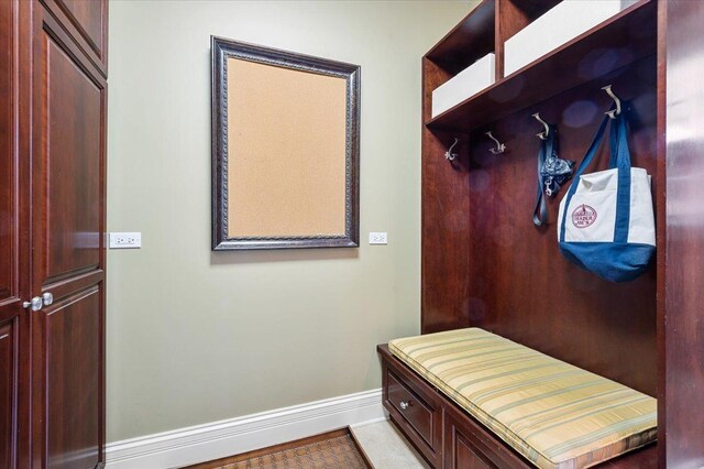320 Vista Dr, Wilmette, IL 60091 - mudroom with baseboards