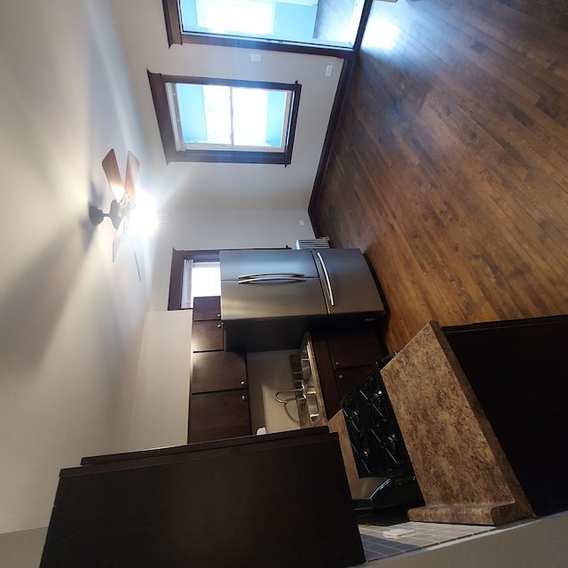 5527 W 24th Pl, Cicero, IL 60804 - kitchen with healthy amount of natural light and wood finished floors