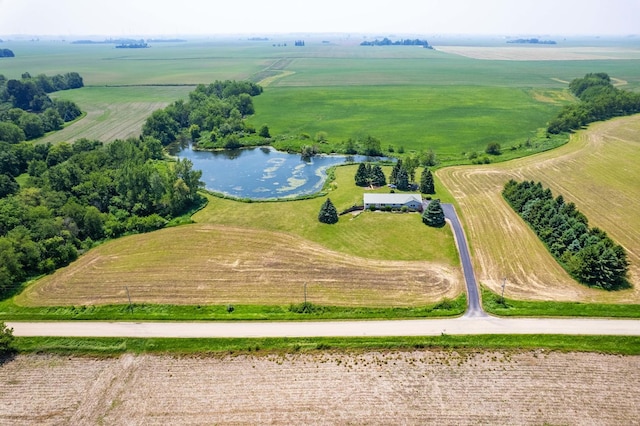 2365 Richardson Rd, West Brooklyn, IL 61378 - aerial view of sparsely populated area featuring a large body of water