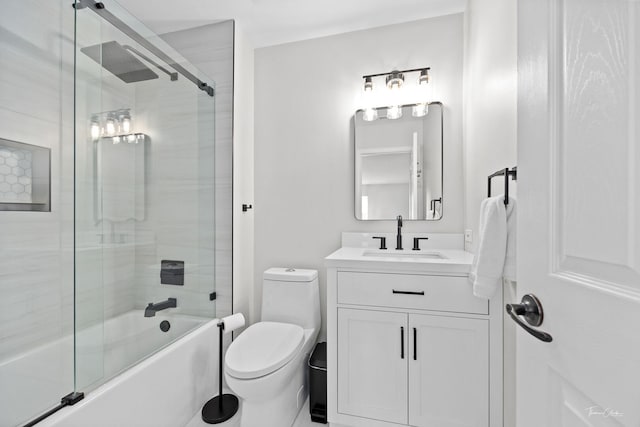 7015 Clearwater Dr Unit 7015, Plainfield, IL 60586 - full bathroom featuring shower / bath combination with glass door and vanity