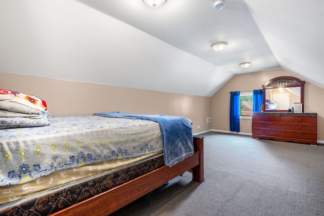 3408 S 58th Ave, Cicero, IL 60804 - carpeted bedroom with lofted ceiling and baseboards