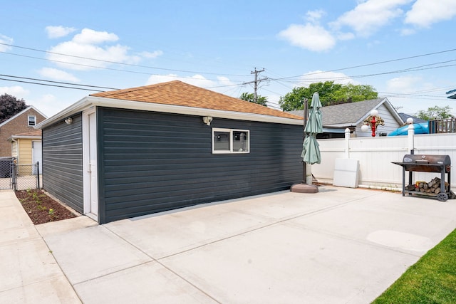3408 S 58th Ave, Cicero, IL 60804 - exterior space featuring an outbuilding and a garage