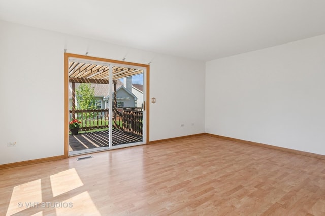 21359 W Sycamore Dr, Plainfield, IL 60544 - unfurnished room with light wood finished floors and baseboards