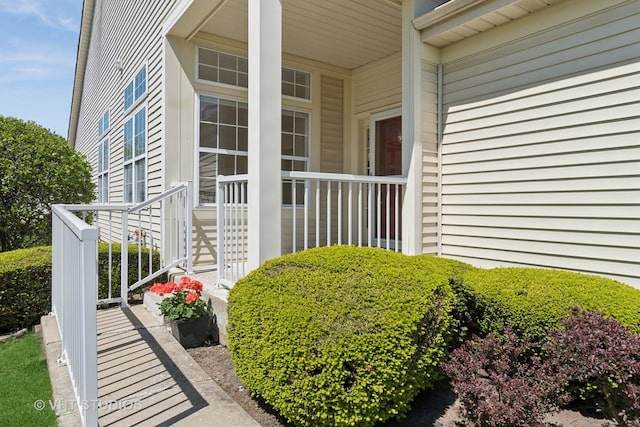 21359 W Sycamore Dr, Plainfield, IL 60544 - property entrance with a porch