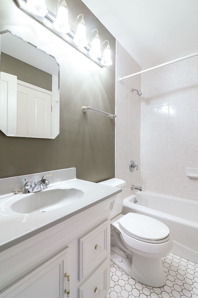 736 73rd St Unit 0, Downers Grove, IL 60516 - bathroom featuring vanity and shower / bathtub combination