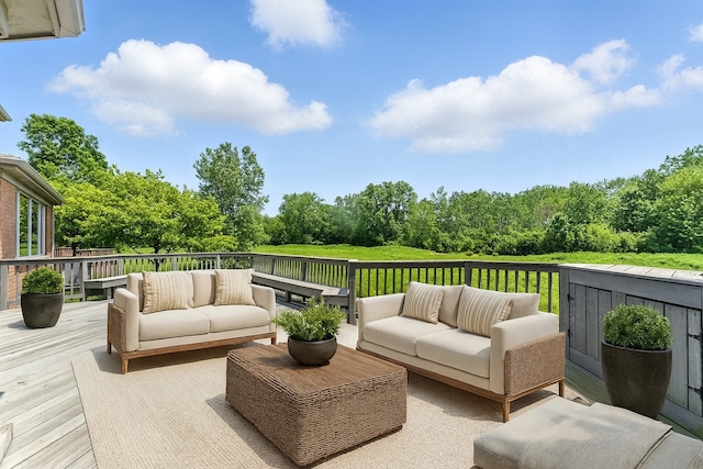 2471 Augusta Way, Highland Park, IL 60035 - deck featuring outdoor lounge area