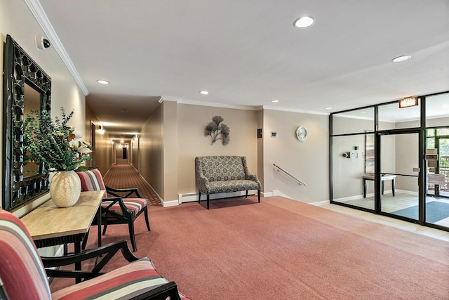 263 S Clubhouse Dr Unit 126, Palatine, IL 60074 - building lobby with ornamental molding and recessed lighting