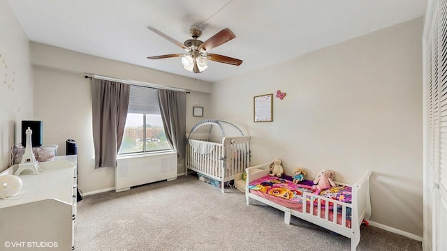 6833 N Kedzie Ave Unit 716, Chicago, IL 60645 - bedroom featuring carpet floors and a ceiling fan