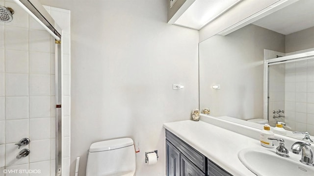 6833 N Kedzie Ave Unit 716, Chicago, IL 60645 - bathroom featuring a tile shower and vanity
