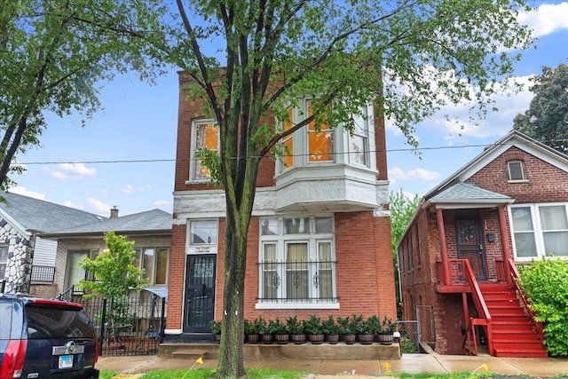 3357 S Oakley Ave, Chicago, IL 60608 - view of front facade featuring brick siding