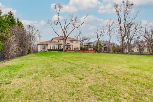 view of grassy yard