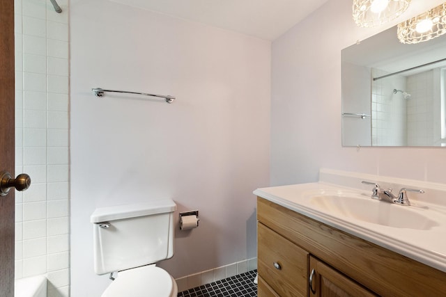 9900 Shady Ln Unit 3Ne, Orland Park, IL 60462 - bathroom with vanity and tile patterned flooring