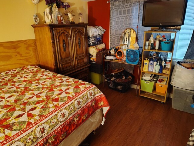 2240 W 50th Pl, Chicago, IL 60609 - bedroom featuring dark wood-style floors