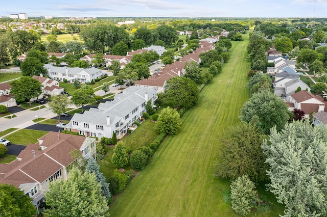 1795 Vermont Dr Unit A, Elk Grove Village, IL 60007 - aerial view of residential area featuring a tree filled landscape