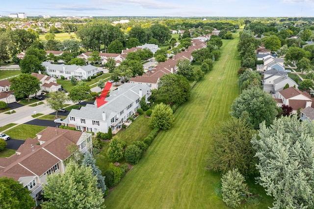1795 Vermont Dr Unit A, Elk Grove Village, IL 60007 - aerial perspective of suburban area with a tree filled landscape