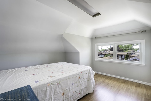 4024 N Overhill Ave, Norridge, IL 60706 - bedroom with wood finished floors and lofted ceiling