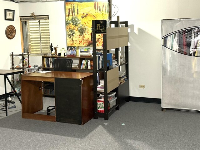 1742 Victor Ter, Gurnee, IL 60031 - office area featuring carpet flooring and baseboards
