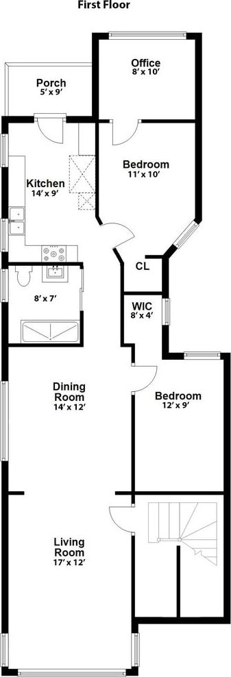 view of floor plan / room layout