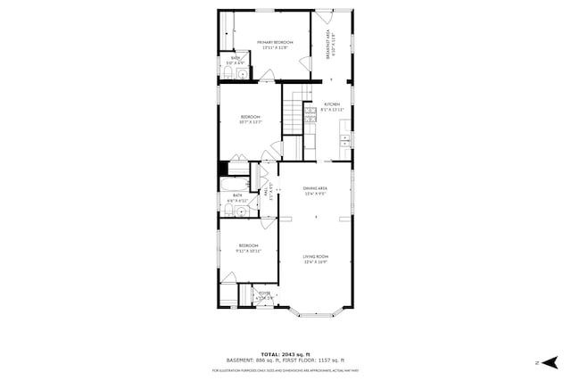 5129 N Normandy Ave, Chicago, IL 60656 - view of room layout