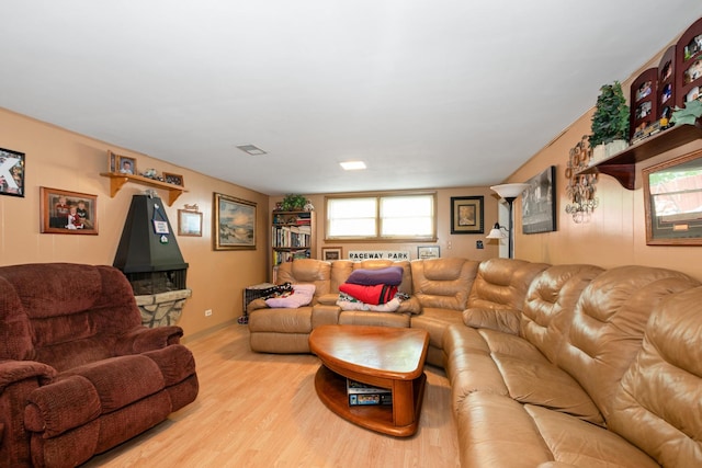 14447 Kolin Ave, Midlothian, IL 60445 - living room with light wood-style flooring