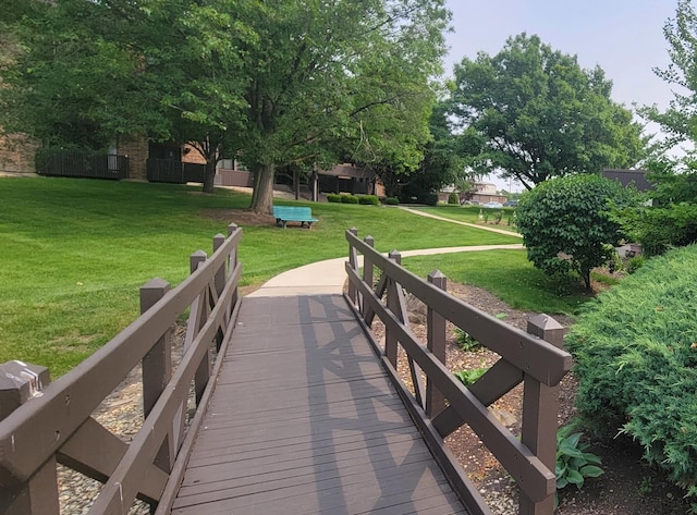 1503 Woodbridge Rd Unit 1F, Joliet, IL 60436 - view of community with a lawn