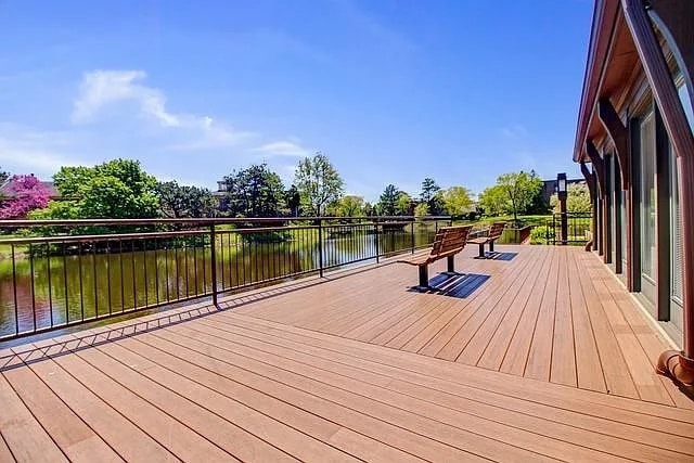 2 The Court Of Harborside Unit 209, Northbrook, IL 60062 - deck featuring a water view