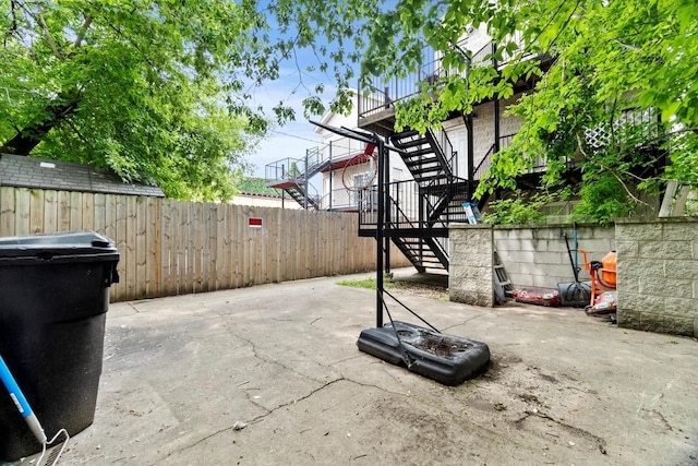 5905 S Indiana Ave, Chicago, IL 60637 - view of patio featuring stairs