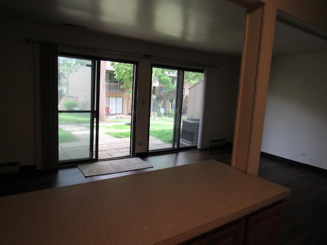 13 Saint Thomas Colony Unit 2, Fox Lake, IL 60020 - dining room featuring dark wood finished floors