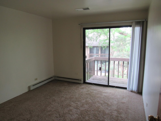 13 Saint Thomas Colony Unit 2, Fox Lake, IL 60020 - carpeted empty room with baseboard heating