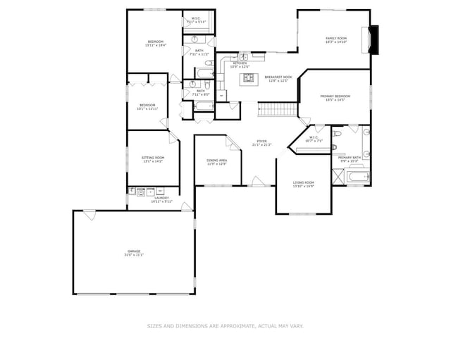 1520 Grant St, Schaumburg, IL 60193 - view of floor plan / room layout