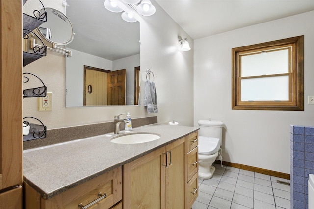 14710 Keslinger Rd, Dekalb, IL 60115 - bathroom with vanity and tile patterned flooring