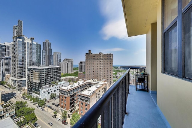 1464 S Michigan Ave Unit 1609, Chicago, IL 60605 - balcony featuring a skyline view