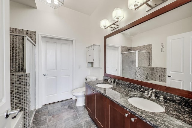 1464 S Michigan Ave Unit 1609, Chicago, IL 60605 - full bath featuring a stall shower and double vanity